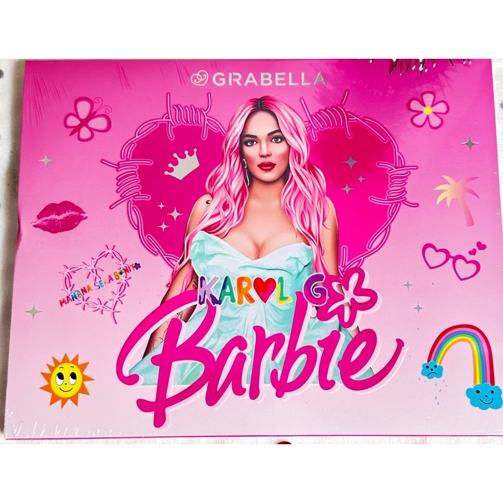 Palette Eye Shadow 63 color, Karol G, vibrant and highly pigmented colors.